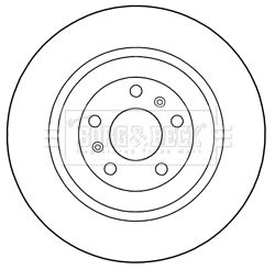 BORG & BECK Тормозной диск BBD5274